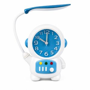 Astronaut Desk Lamp with Alarm Clock- Blue Colour