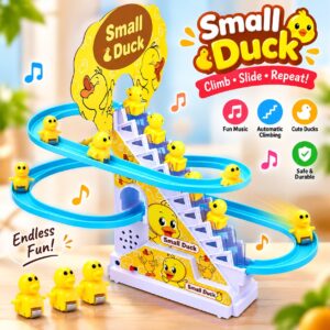 Electric Small Duck Climbing Stairs Toy
